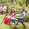 Costway 2PC Oversize Lounge Patio Heavy Duty Folding Recliner
